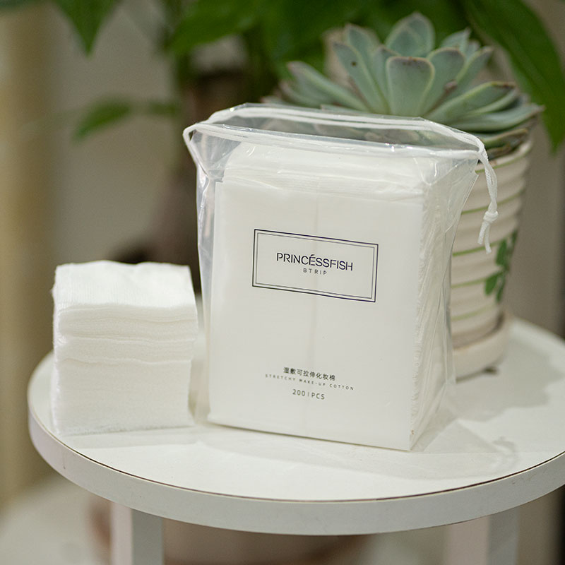 200片可拉伸木乃伊湿敷棉片化妆棉绷带美容院拍爽肤水敷脸纱布女