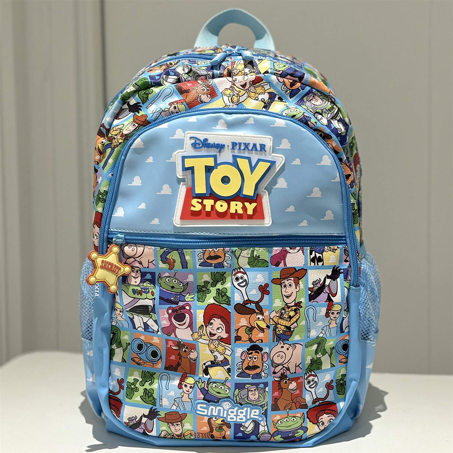 澳洲Smiggle玩具总动员书包1-6年级学生双肩包TOYSTORY背包多功能图片