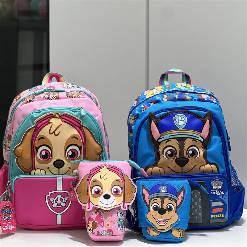 澳洲smiggle幼儿园书包汪汪队儿童背包一年级学生双肩包狗狗钱包