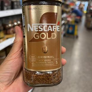 速溶黑咖啡200g瓶装 现货澳洲Nescafe Gold雀巢jin牌8