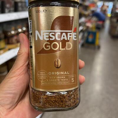 现货澳洲Nescafe Gold雀巢jin牌8 速溶黑咖啡200g瓶装