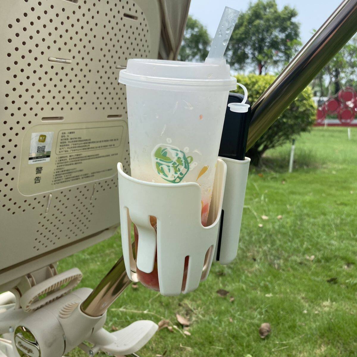 丸丫t6杯架遛娃神器配件T6二代Plus专用二合一手机奶茶奶瓶水杯架
