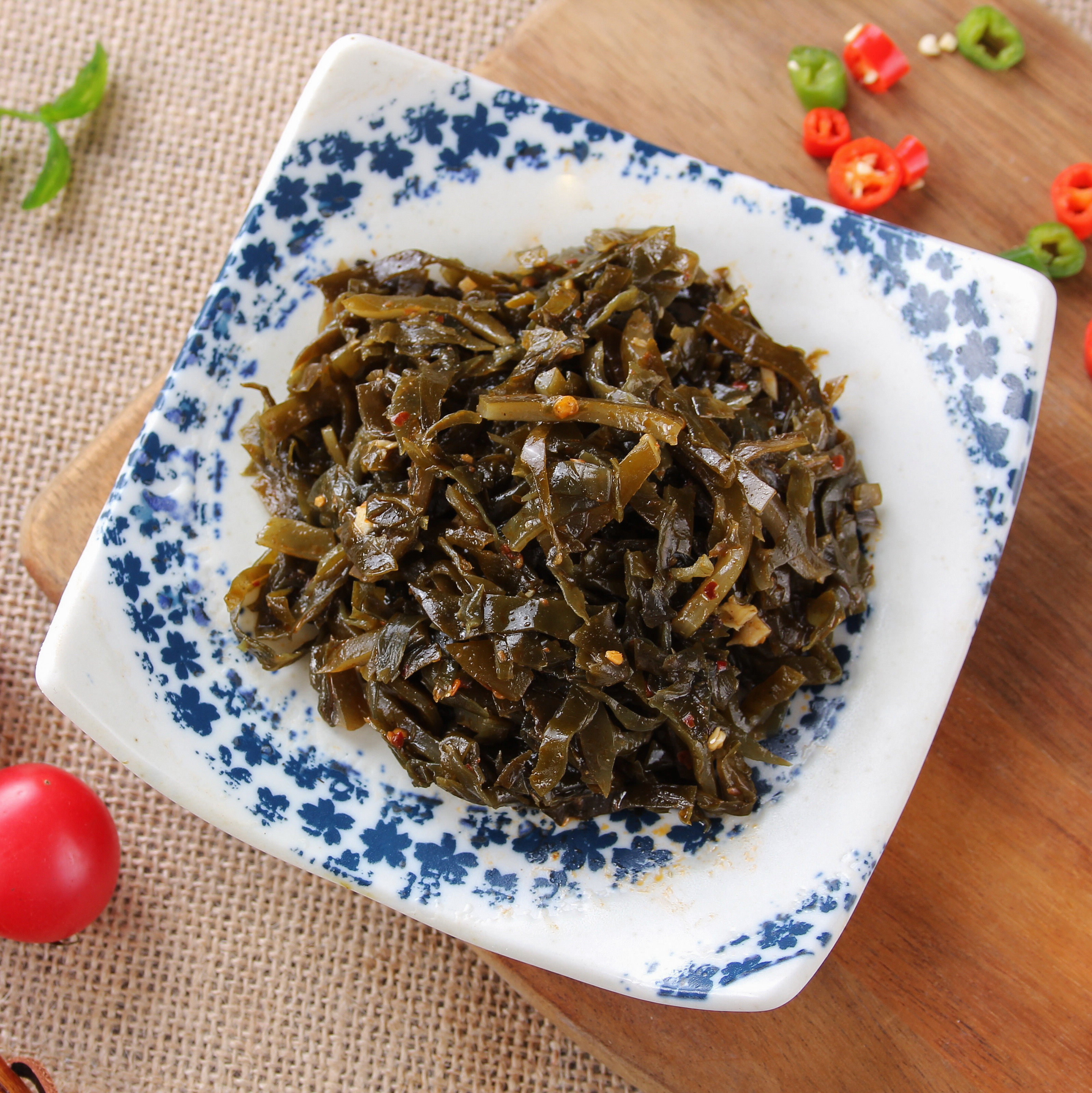 备得福海带丝开袋即食麻辣味裙带菜下饭菜小包装怀旧零食30g*10包