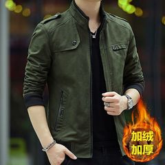 2020秋冬棉衣男夾克加絨 男休閒外套純棉