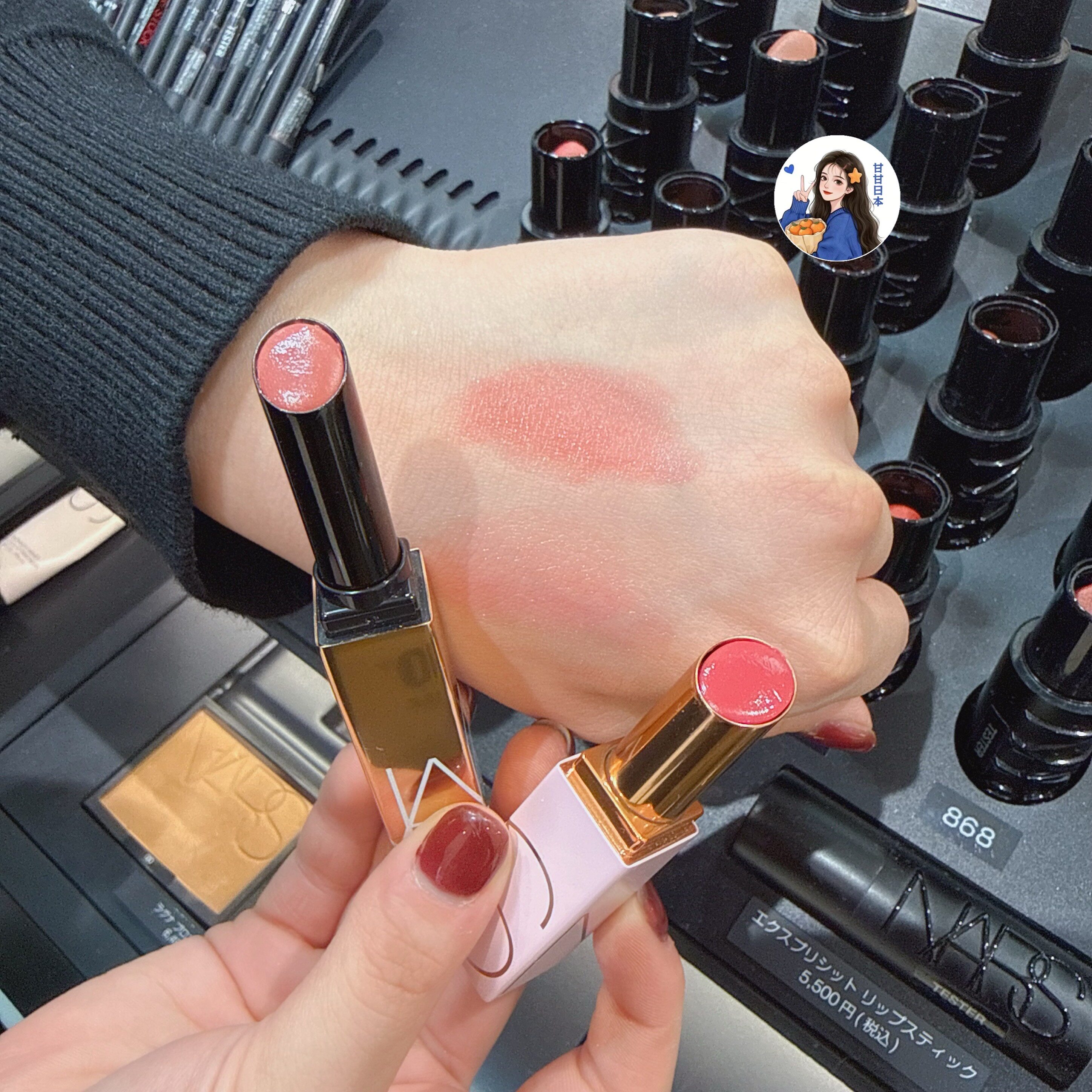 炒好看～日本专柜NARS人气口红眼影腮红合集 持续更新