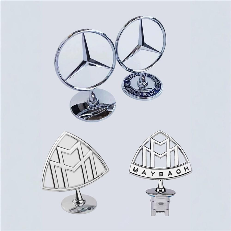 适用奔驰威霆粘贴立标 A级 B级 GLC GLA GLE V260L引擎盖改装车标