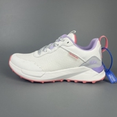 出口美国女秋季 厚底增高 健步鞋 户外网面透气休闲鞋 防滑耐磨系带款