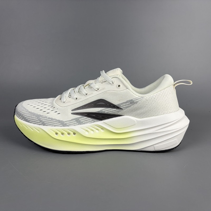 气垫缓震透气贾卡网面户外专业马拉松跑步鞋超临界厚底增高旅游鞋