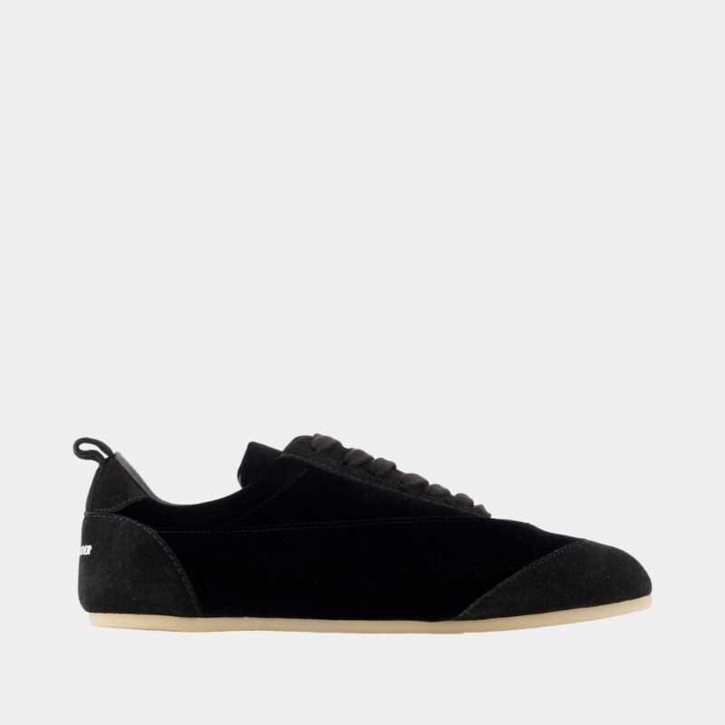 Jil Sander 吉尔桑达 Etage运动鞋 - 皮质 - 黑色