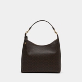 拼皮帆布 蔻驰 棕色 老花单肩托特包CAM28 Coach Juliet