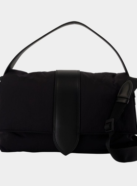 Jacquemus Le Messenger Bambino 手提肩背包 棉质 黑色