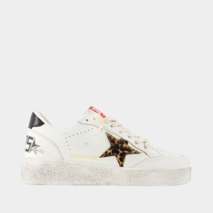 皮质 Golden 白色 小脏鞋 Ballstar运动鞋 Goose GGDB