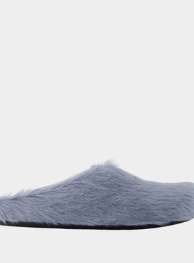 【粉丝专享】玛尼 Marni Fussbett Sabot 凉鞋 - 皮质 - 蓝色