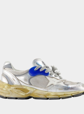 Golden Goose GGDB Running 老爹鞋 跑步鞋 - 皮质 - 银色