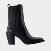 皮质 Golden 黑色 新款 踝靴 Goose GGDB;Debbie