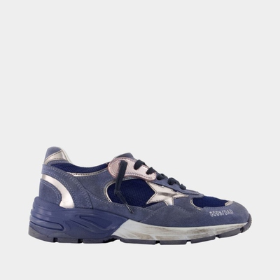 Golden Goose GGDB 跑步老爹运动鞋-皮质-蓝色