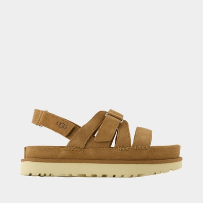 UGG Goldenstar Gleam凉鞋 - 皮质 - 棕色