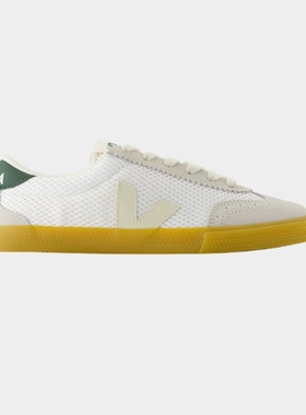 Veja Volley运动鞋聚酯纤维白色