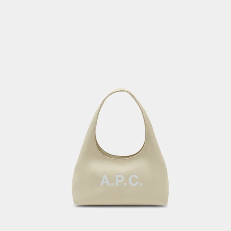 A.P.C. Baby Ninon 单肩包 - 合成材料 - 白色