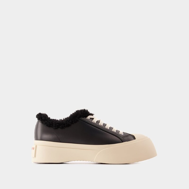 【粉丝专享】玛尼 Marni Sneakers Lace Pablo黑色牛皮运动鞋