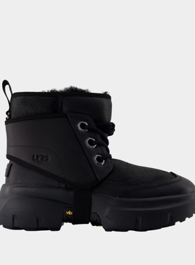 UGG Jld 男款靴子 - 皮质 - 黑色