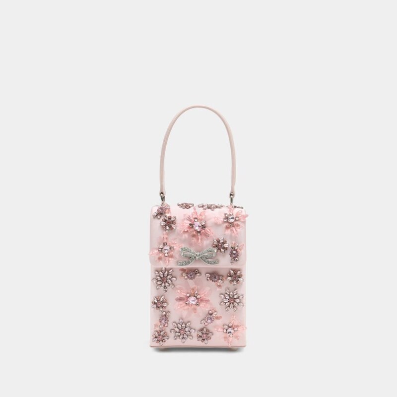 SELF PORTRAIT 迷你包 - 丝绸 - 粉色