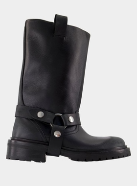 Golden Goose GGDB Kurt 靴子 -皮质-黑色