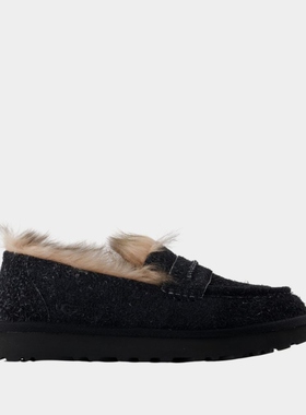 UGG 艾利斯乐福鞋 - 皮质 - 黑色
