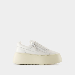 Maxi运动鞋 Giuseppe Zanotti Gz94 白色 皮质