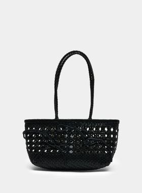 Osoi Biscuit购物袋包- 拉菲草 - 黑色