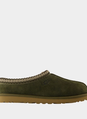 UGG Tasman Baxter 男款穆勒鞋平底舒适纯色一脚蹬皮质包头鞋