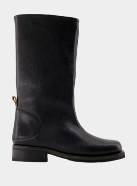 OUR LEGACY Haul Camion 短靴 - 皮质 - 黑色