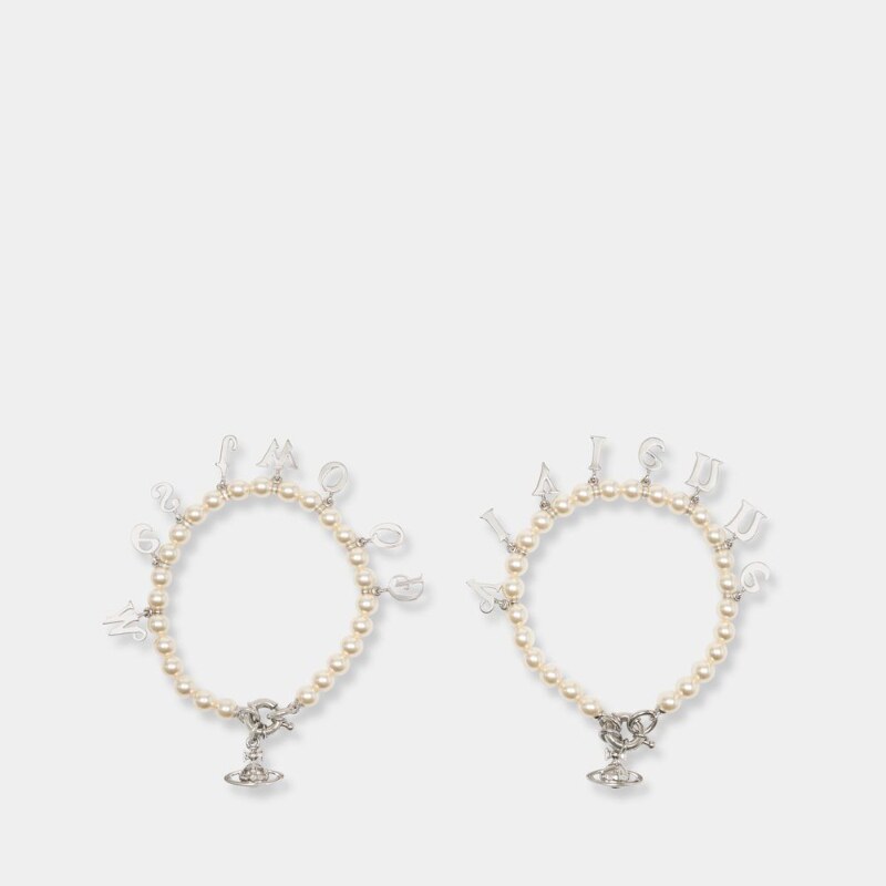 Vivienne Westwood 西太后 Leanne 双链手镯 - 金属 - 银色