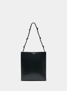 Jil Sander 吉尔桑达 Tangle 单肩包 - 皮质 - 黑色