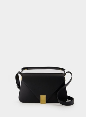 浪凡 Lanvin Concerto Arpege 单肩包 皮质 黑色