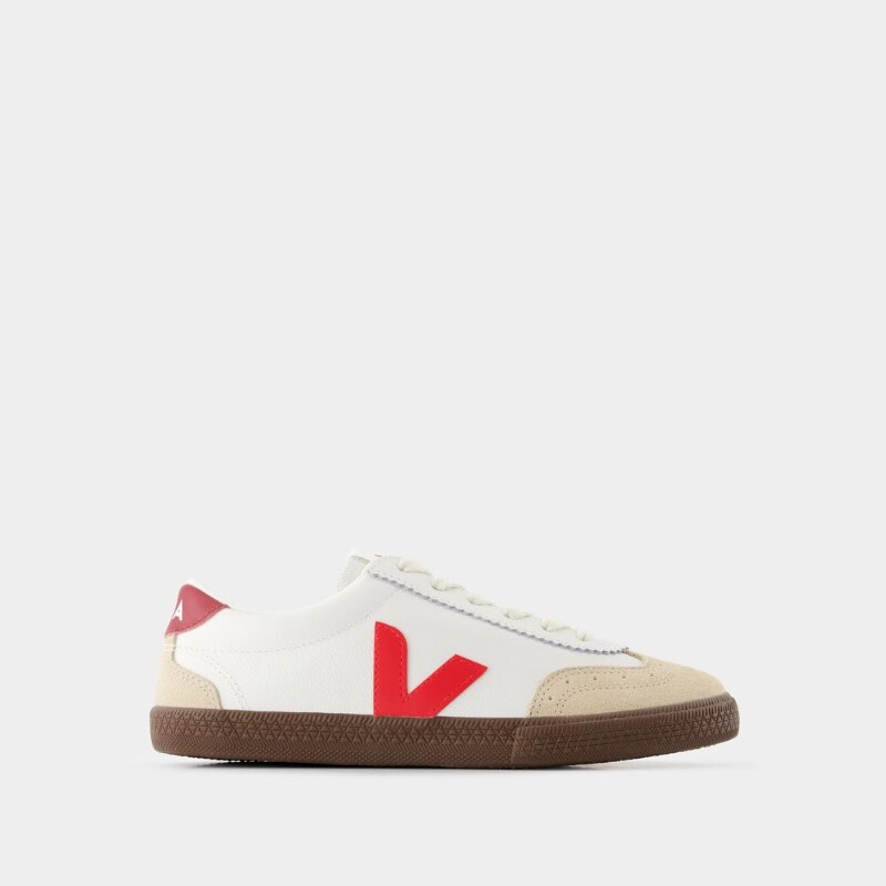 Veja Volley 白色皮制运动鞋