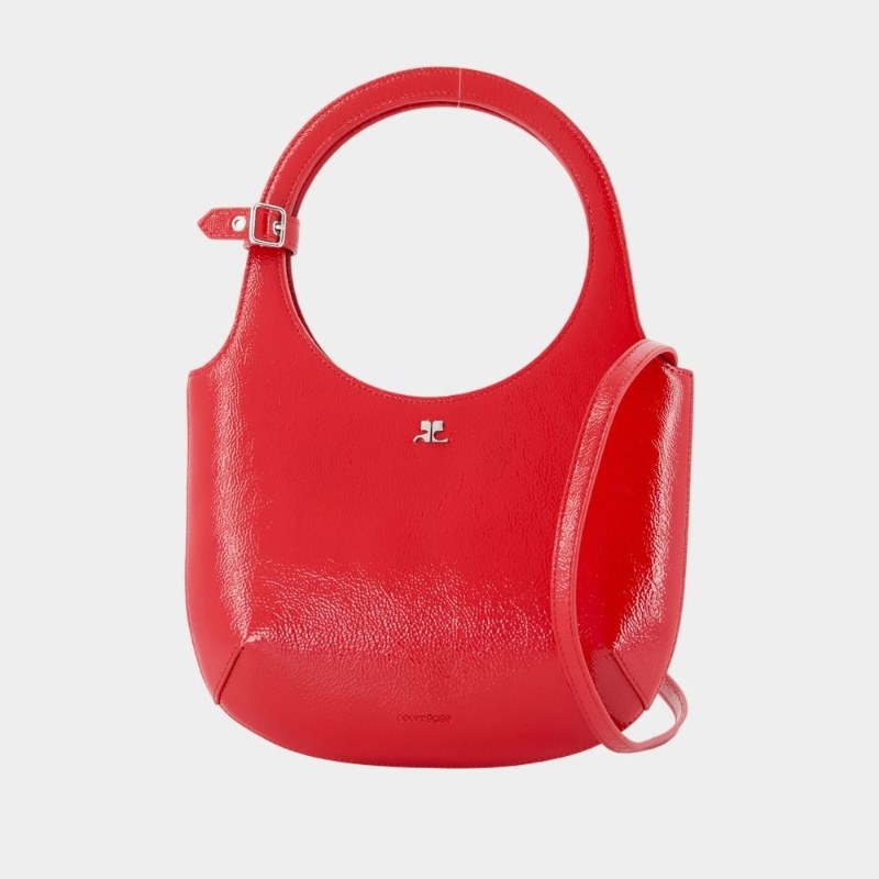 活希源 Courreges Holy手袋 - 皮质 - 红色