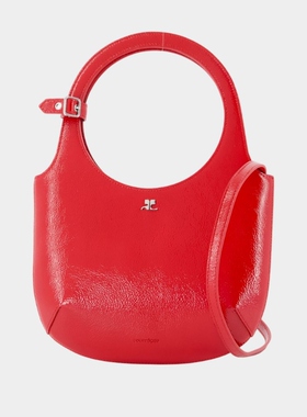 活希源 Courreges Holy手袋 - 皮质 - 红色