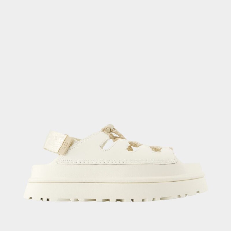 UGG Goldenglow Toggle凉鞋 - 皮质 - 米色 - 实物图