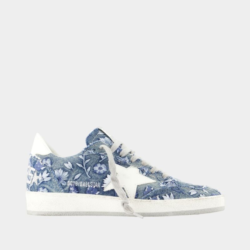 Golden Goose GGDB Ballstar运动鞋 - 皮质 - 蓝色