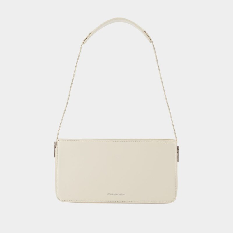 亚历山大王 Alexander Wang Siren 单肩包 - 皮质 - 象牙色