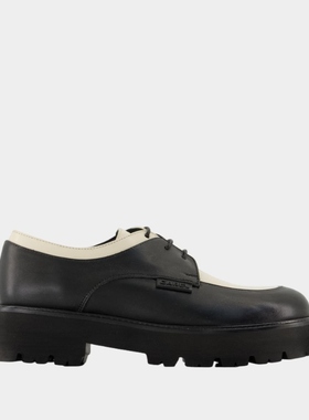 【粉丝专享】Carel Azur 25 德比鞋 -皮质-黑色