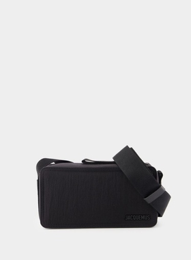 Jacquemus Le Cuerda Horizontal 黑色棉质单肩包斜挎包