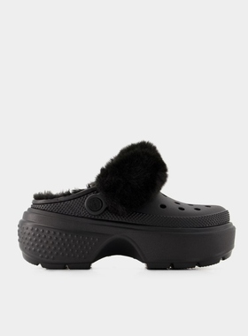 Crocs Stomp Lined 热塑塑胶加绒洞洞鞋