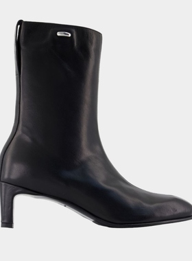 OUR LEGACY Karasu 高跟鞋 - 皮质 - 黑色