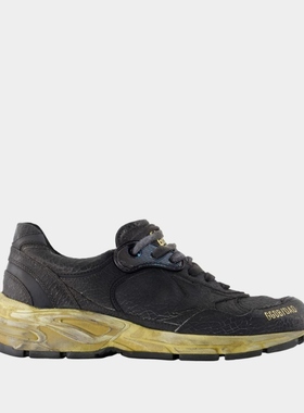 Golden Goose GGDB Running 老爹鞋 跑步鞋 - 皮质 - 黑色