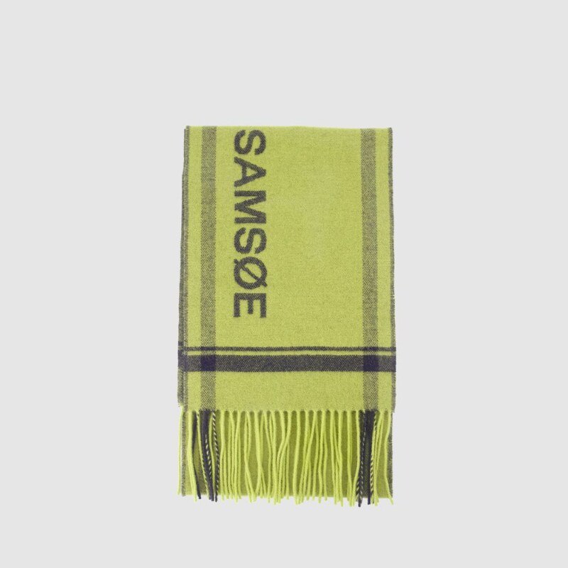 SAMSØE SAMSØE Samelia 16154围巾-羊毛-绿色