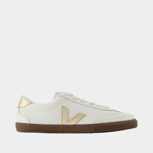 Veja Volley运动鞋 - 皮质 - 米色