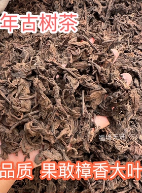 云南普洱茶熟茶 果敢樟香普洱散茶  耐冲泡 古树浓香型500g大叶种
