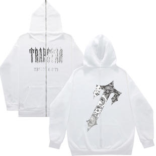 欧美嘻哈Trapstar印花连帽衫男女同款宽松卫衣休闲百搭上衣HipHop